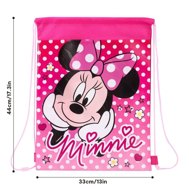 Picture of 1660/23406: MINNIE MOUSE PULL STRING BAG